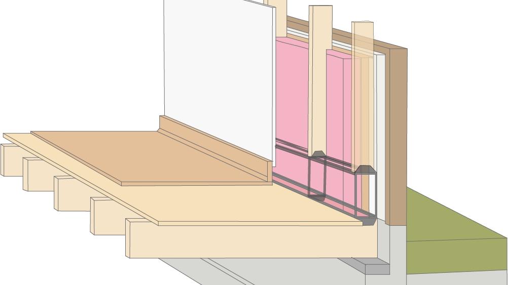 A colorized sketch depicts the Home Access Utility System between a wall section.